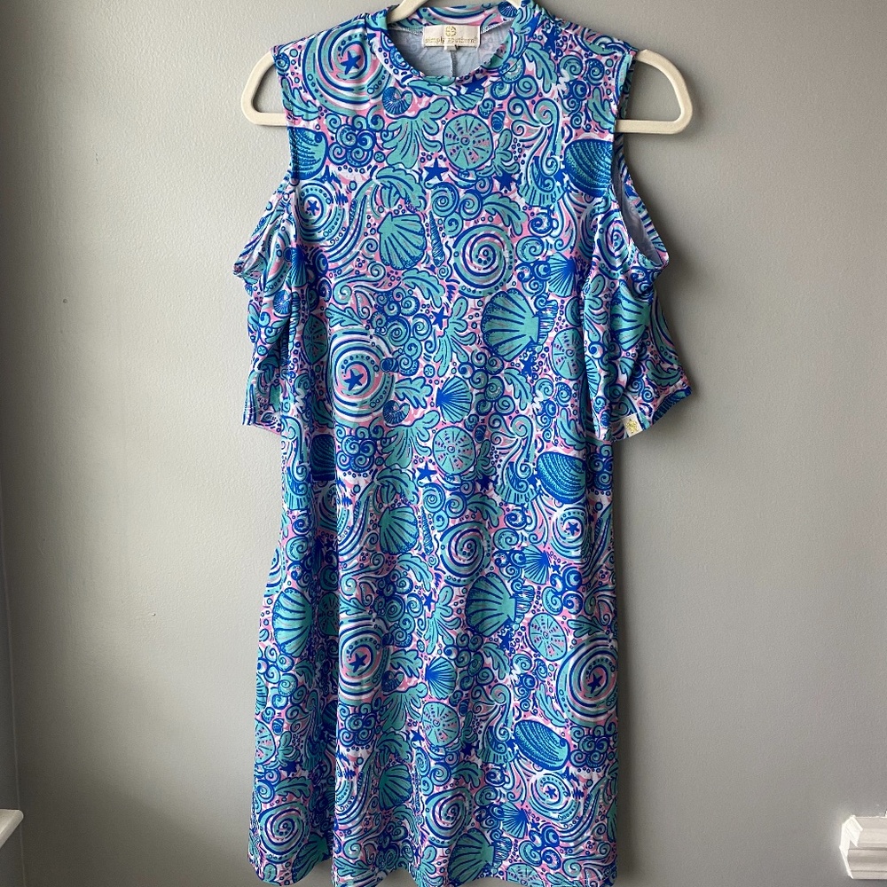 Simply Southern Open Shoulder Knit Dress Size S